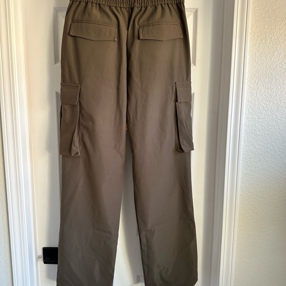 NWT Nova Men Fool For You Nylon Cargo Pants Brown Size Medium - Picture 2 of 10